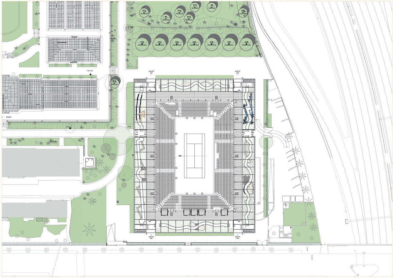 Simon Mathieu Arena Simonne-Mathieu Tennis Court at Roland Garros | EUmies Awards