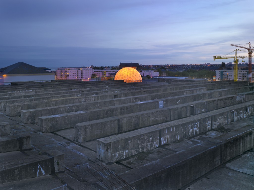 View on the roof of the base