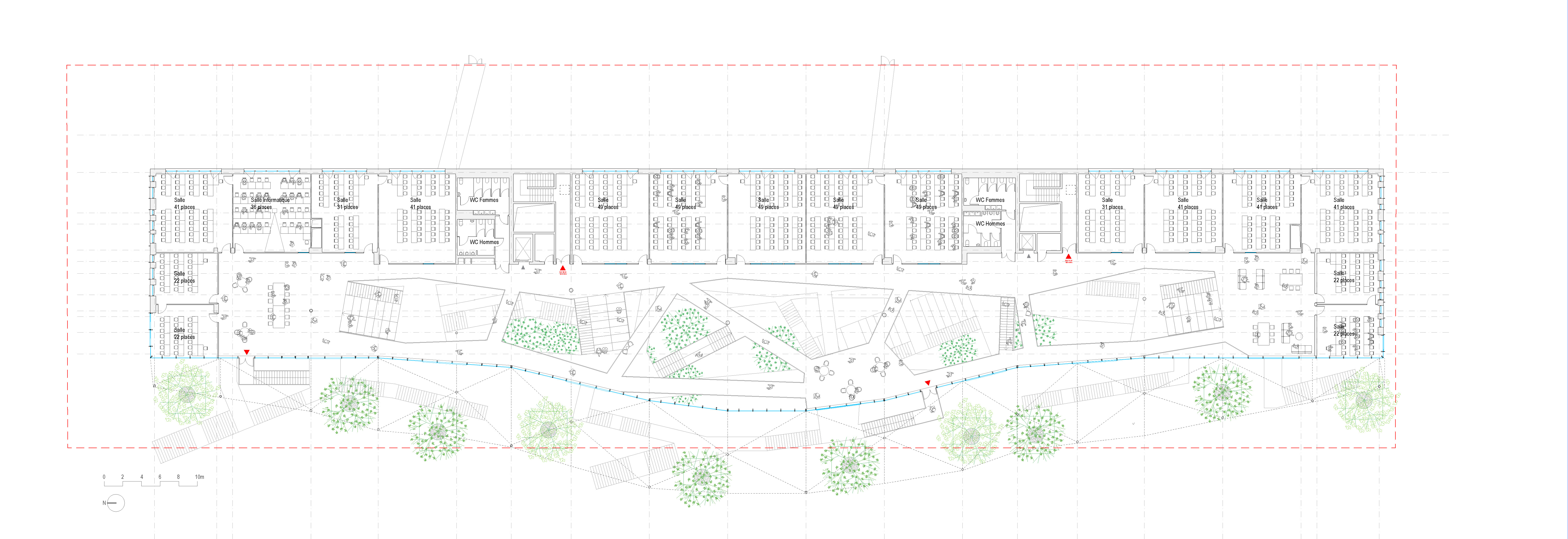 Poly Cam Building Layout Learning Center for polytechnic University | EUmies Awards