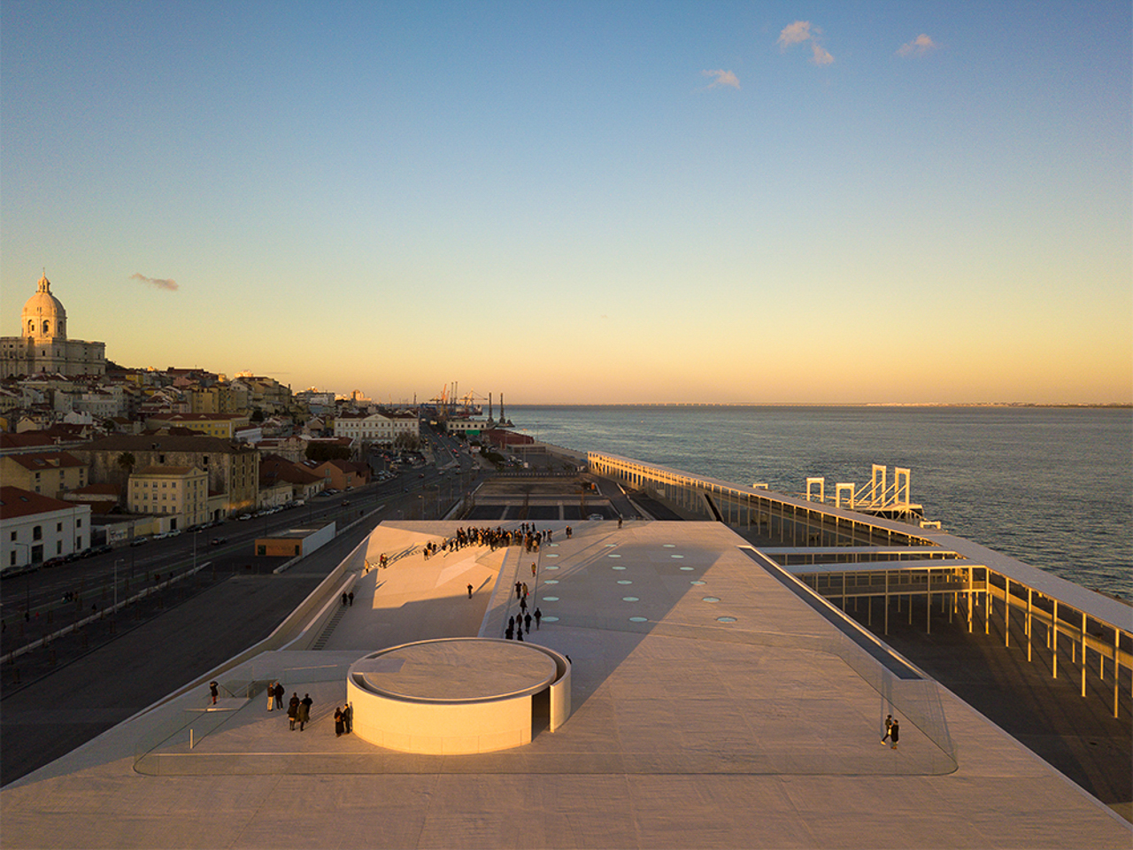 Cruise Terminal, view of the rooftop