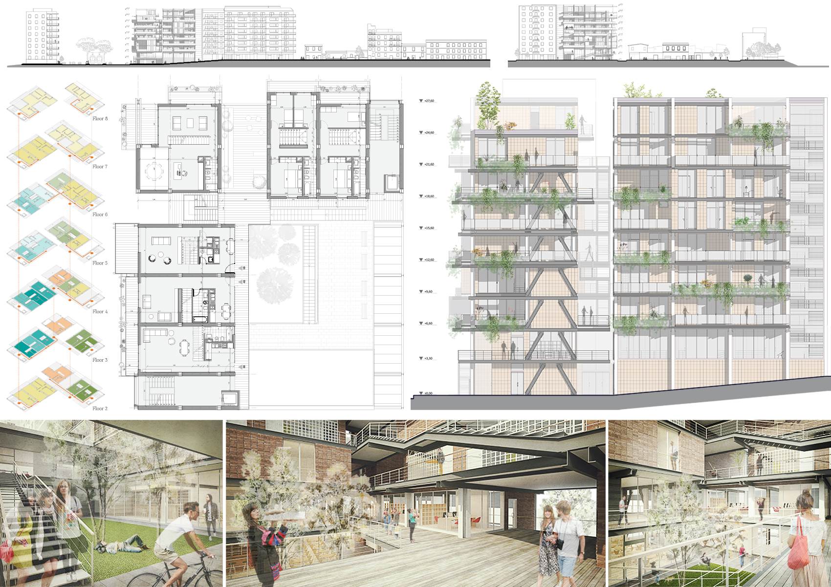Housing and spaces for art in Pigneto district in Rome | EUmies Awards