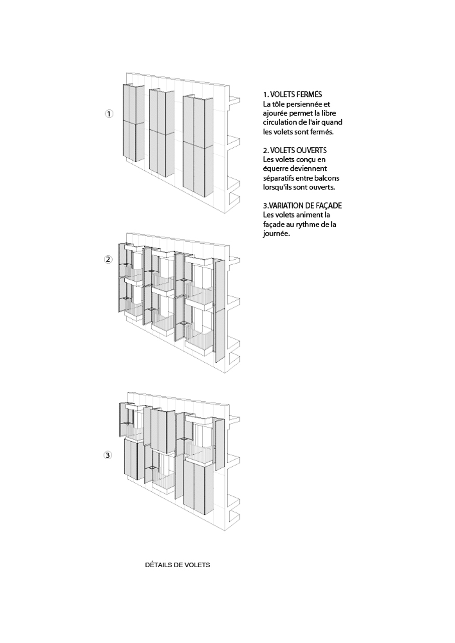 Window Shutter Axonometry Institute of Ocean Sciences | EUmies Awards