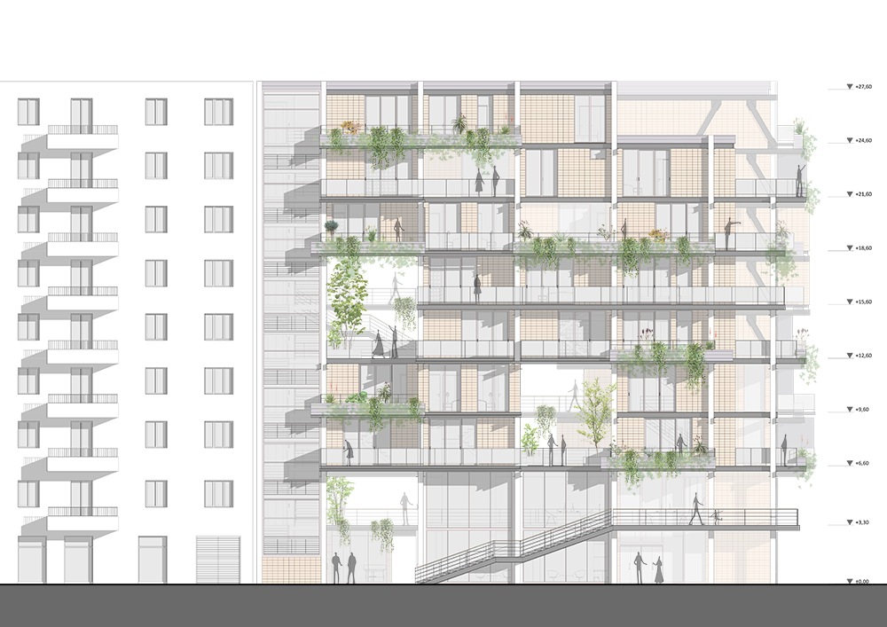 Housing and spaces for art in Pigneto district in Rome | EUmies Awards