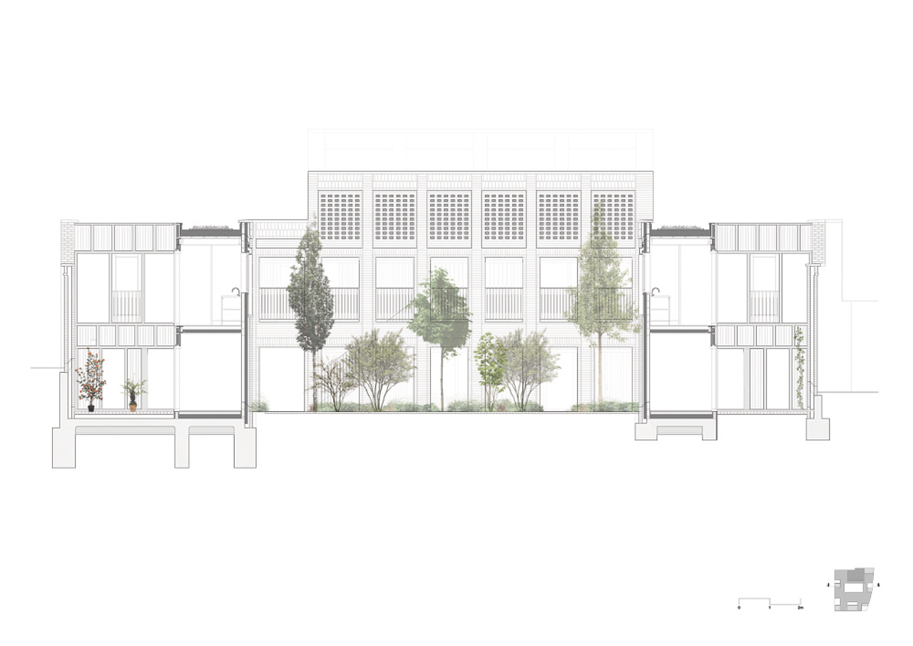 Courtage Layout Design Courtyard housing | EUmies Awards